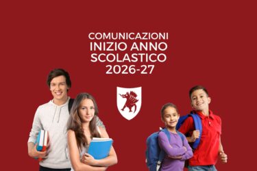News relativa alle comunicazioni per l'inizio anno scolastico 2026-2027