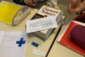 Sprachdiplom 2026, nell'immagine si può vedere alcuni momenti dell'inizio della preparazione all'attività
