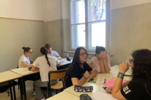 Sprachdiplom 2026, nell'immagine si può vedere alcuni momenti dell'inizio della preparazione all'attività